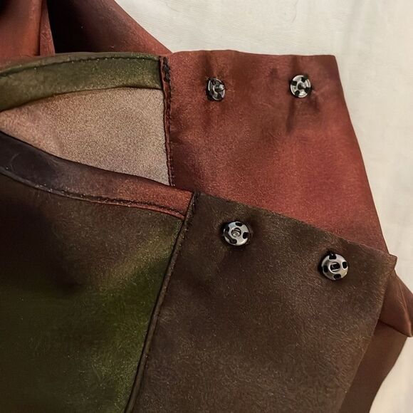 SOLD Go By Go Silk Washable Silk Pullover Blouse Womens Size Medium - Picture 10 of 11